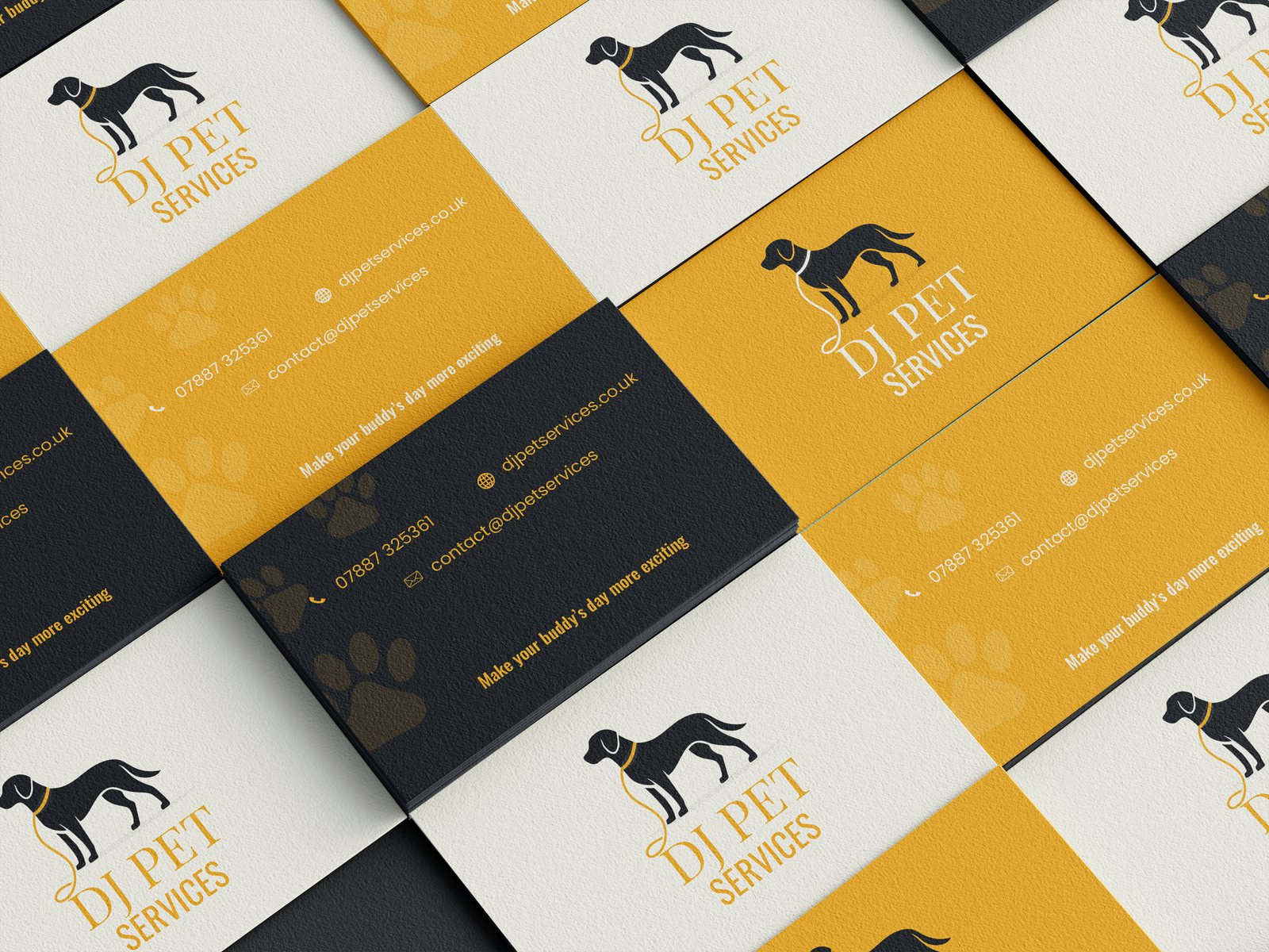 Mockup de cartões de visita mostrando identidade visual desenvolvida pela WinxDesign.